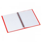 Блокнот на пружине VALLE, красный арт. NB8052S160