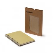 Блокнот на пружине RANIC, бежевый арт. NB1625S129