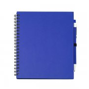 Блокнот Leynax с ручкой, королевский синий