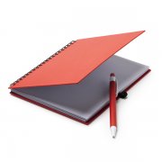 Блокнот Leynax с ручкой, красный арт. NB7994S160
