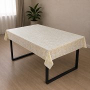 Биоразлагаемая скатерть, бело-золотая, набор 5шт арт. 406.14/-5