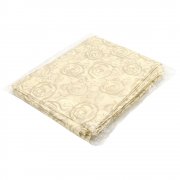 Биоразлагаемая скатерть, бело-золотая, набор 5шт арт. 406.14/-5