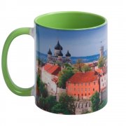 Кружка Promo Plus для сублимационной печати, зеленое яблоко арт. 6579.94 Кружка Promo Plus для сублимационной печати, зеленое яблоко арт. 6579.94