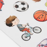 Стикерпак UV-DTF Thematic, для мальчиков арт. 19072.03