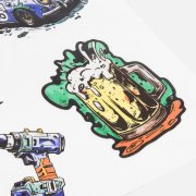 Стикерпак UV-DTF Thematic, 23 февраля арт. 19072.01