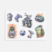 Стикерпак UV-DTF Thematic, 23 февраля арт. 19072.01