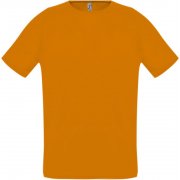 Футболка унисекс SPORTY 140, оранжевый неон арт. 11939404
