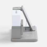 Зарядная станция с электронными часами и подсветкой Large Charge ver.3, серая