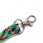 Ланъярд полноцветный Флюр с карабином арт. 700501-20