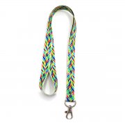 Ланъярд полноцветный Флюр с карабином арт. 700501-20