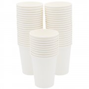 Набор 50 шт бумажный стакан 9 унций (230 мл), белый арт. E106/-50