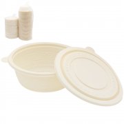 Набор контейнеров (супница) из кукурузного крахмала,  600 мл (50 шт) арт. A506