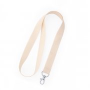 Ланъярд из хлопка ROOMER, БЕЖЕВЫЙ