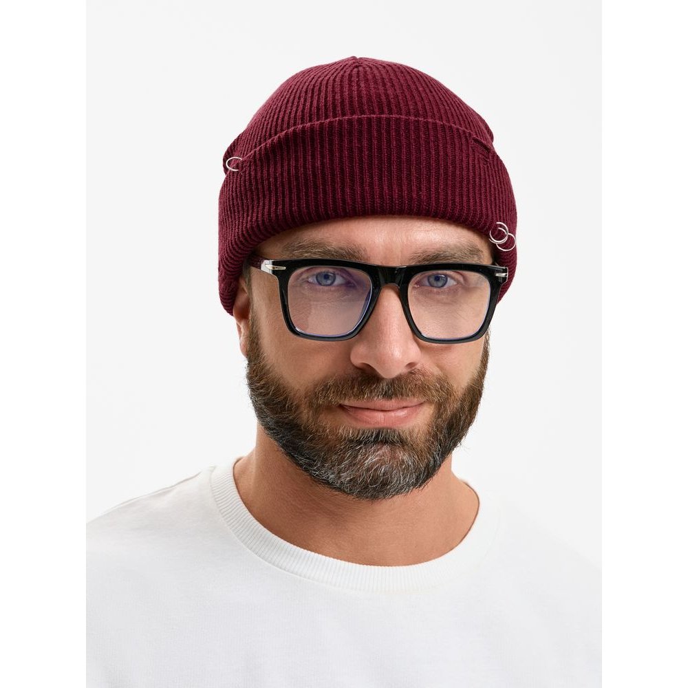 Шапка Ribelle, темно-красная (винная) арт. 19066.56 Шапка Ribelle, темно-красная (винная) арт. 19066.56