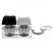 Брелок KeyDuo с LED подсветкой, чёрно-белый арт. 12040.01.02