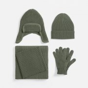 Шарф Catch Match, зеленый (полынь)