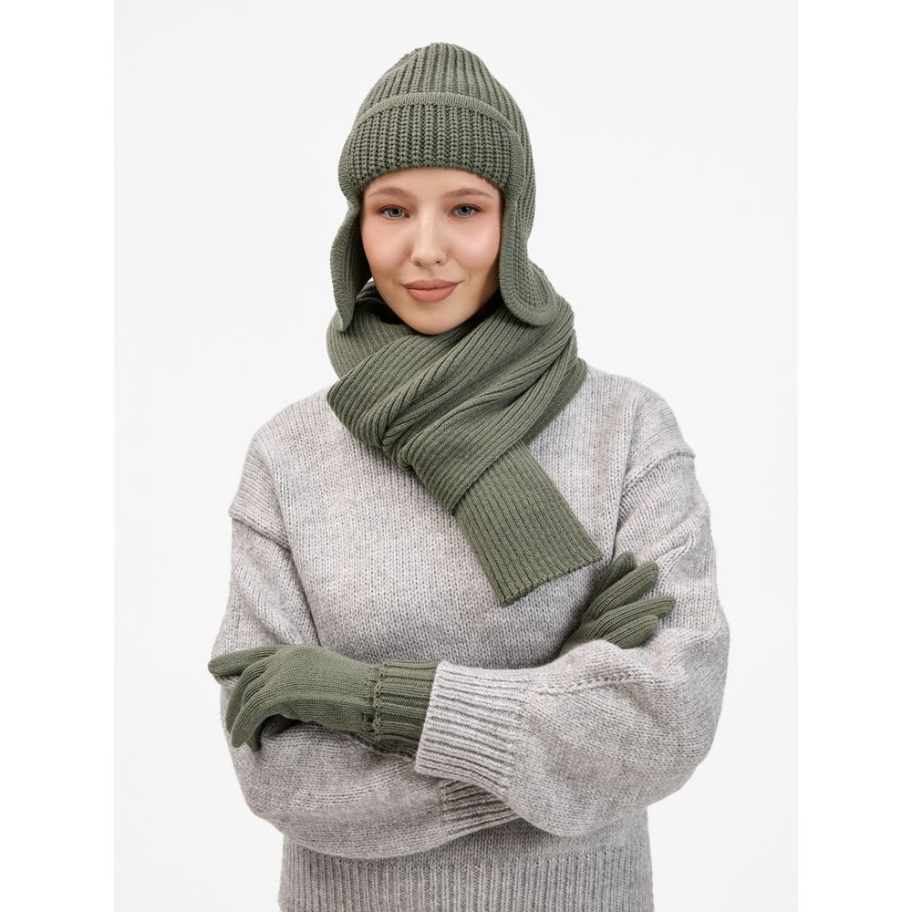 Шарф Catch Match, зеленый (полынь) арт. 20388.93 Шарф Catch Match, зеленый (полынь) арт. 20388.93