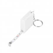 Брелок-рулетка Tape, белый-S арт. 12000.01-S