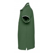 Рубашка поло мужская с контрастной отделкой PRACTICE 270, зеленый/белый арт. 2502.90