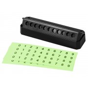 Парковочная визитка «Tempark» v.2 с люминесцентной подсветкой