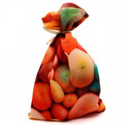 Мешочек подарочный Колорит (20*30см) с атласной ленточкой в боковом шве