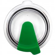 Кружка с крышкой Velvet Duo, софт-тач, тёмно-серая/зелёная арт. 6155.20.04