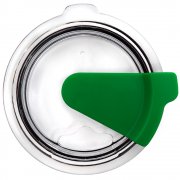 Кружка с крышкой Velvet Duo, софт-тач, тёмно-серая/зелёная арт. 6155.20.04