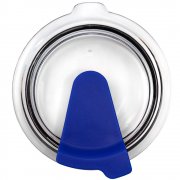 Кружка с крышкой Velvet Duo, софт-тач, тёмно-серая/синяя арт. 6155.20.03