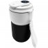 Термокружка вакуумная герметичная с дисплеем Clive To Go, белый/чёрный