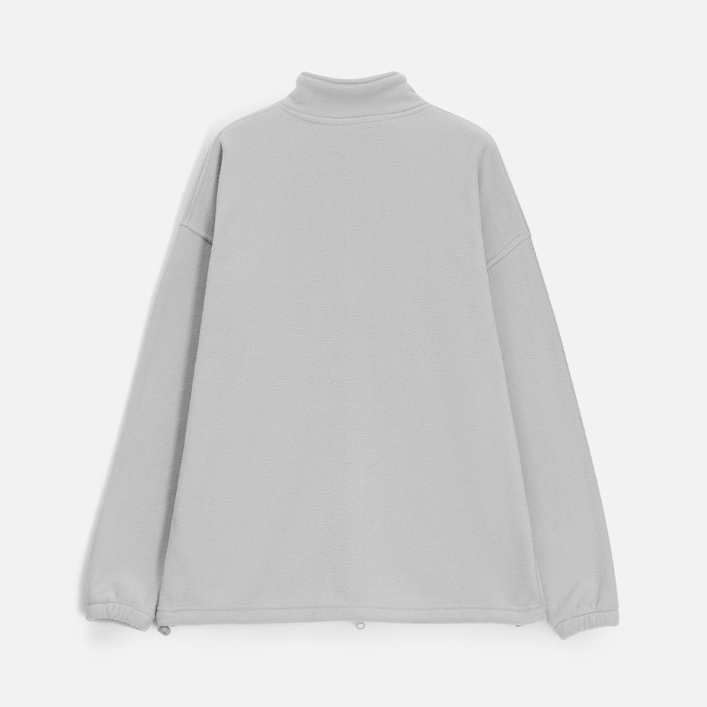 Куртка флисовая унисекс Nebo, светло-серая арт. 20444.10 Куртка флисовая унисекс Nebo, светло-серая арт. 20444.10