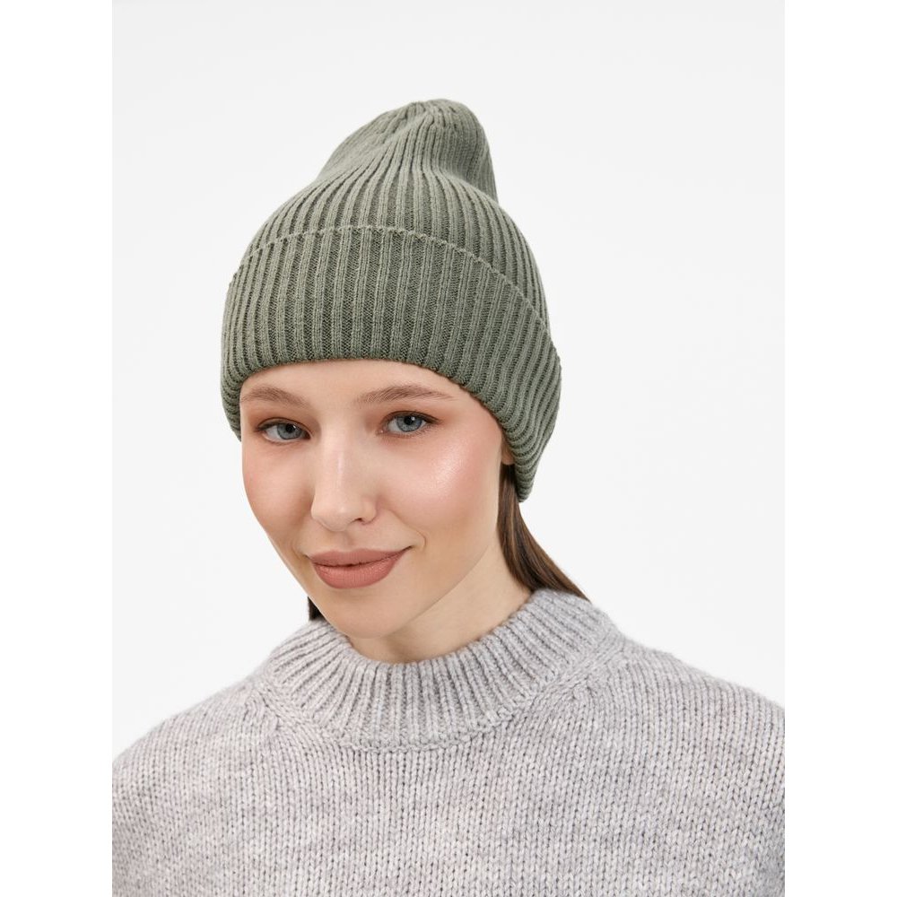 Шапка Catch Match без помпона, зеленая (полынь) арт. 20385.93 Шапка Catch Match без помпона, зеленая (полынь) арт. 20385.93