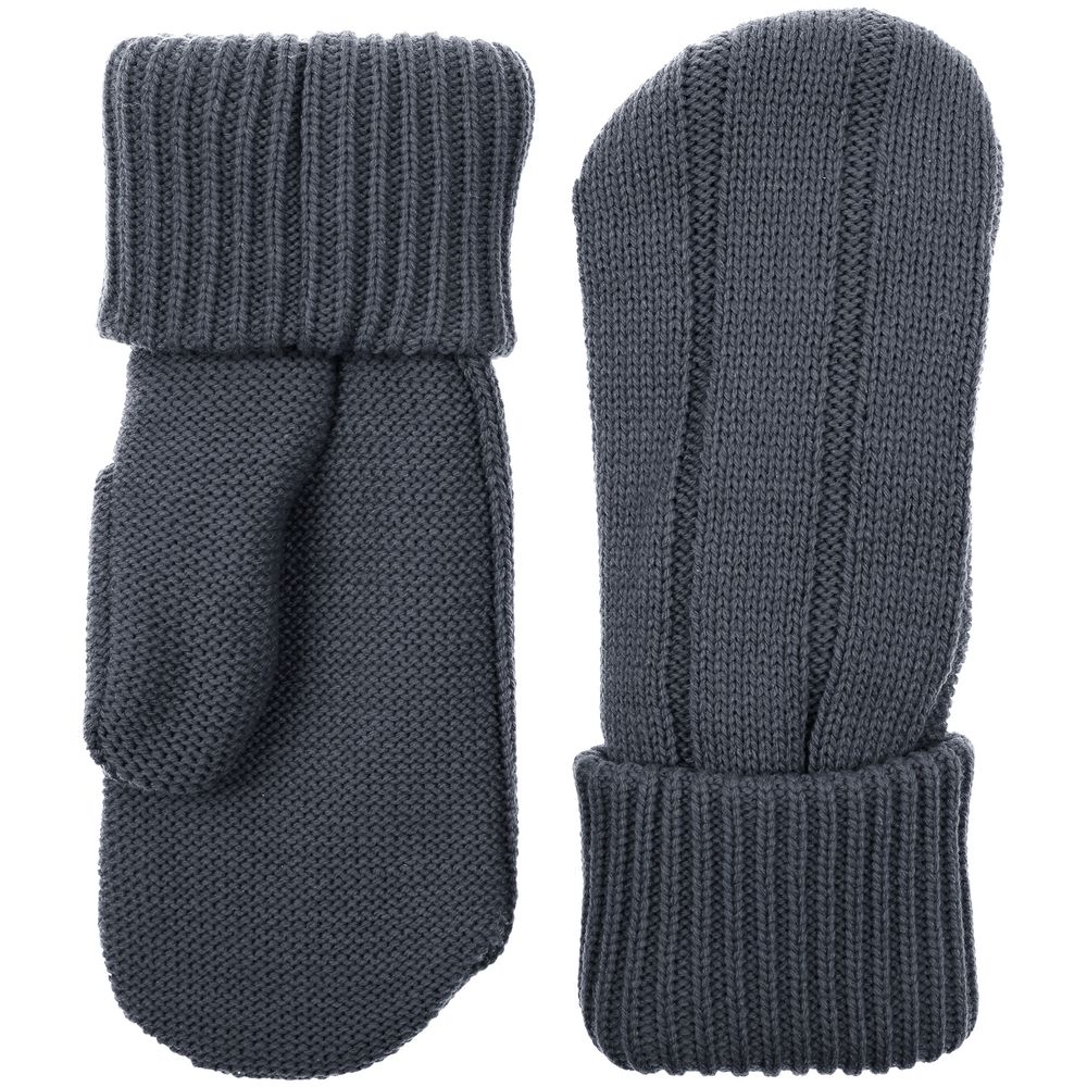 Варежки Knit Beat, темно-серые арт. 19893.28 Варежки Knit Beat, темно-серые арт. 19893.28