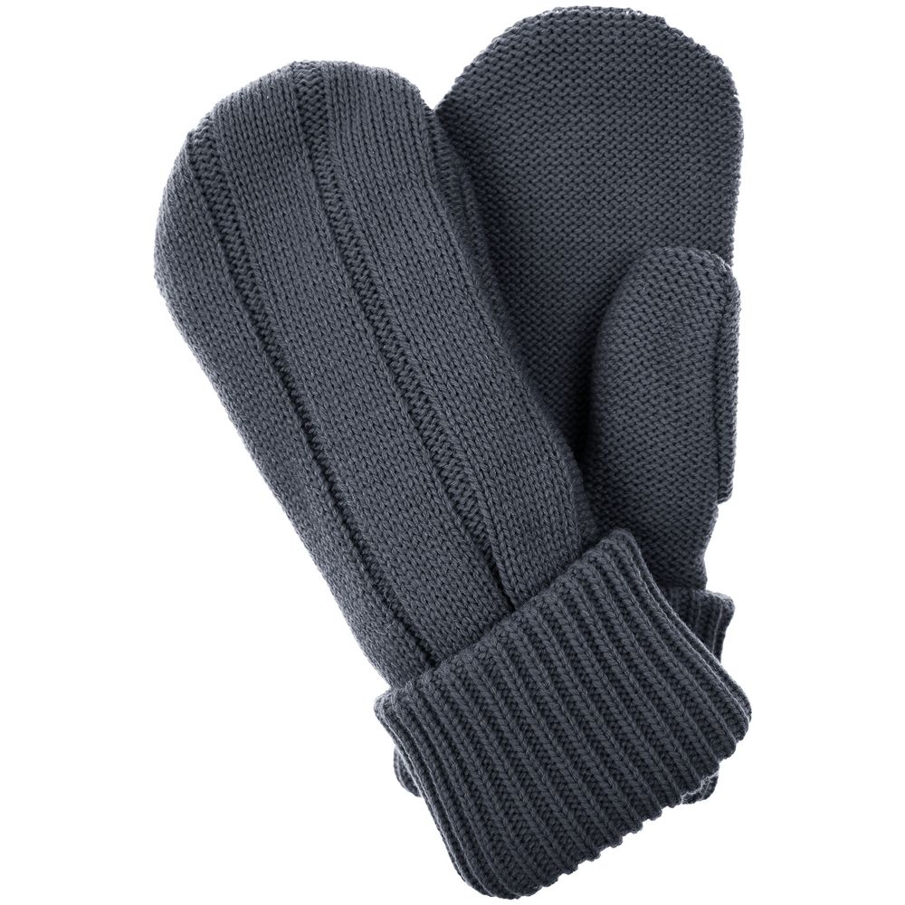 Варежки Knit Beat, темно-серые арт. 19893.28 Варежки Knit Beat, темно-серые арт. 19893.28