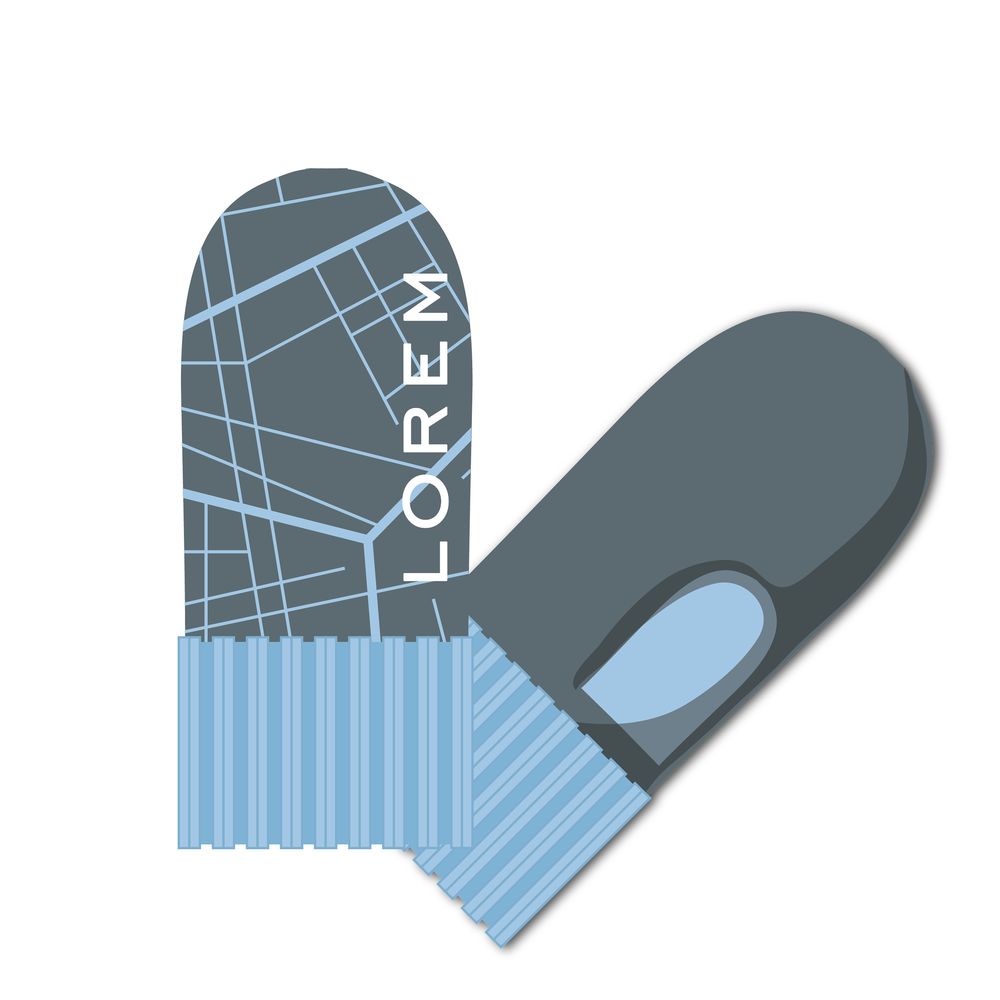 Варежки на заказ Joyful Grand, полушерсть арт. 19655.02 Варежки на заказ Joyful Grand, полушерсть арт. 19655.02