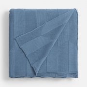 Плед Rombus, синий (дымчатый)