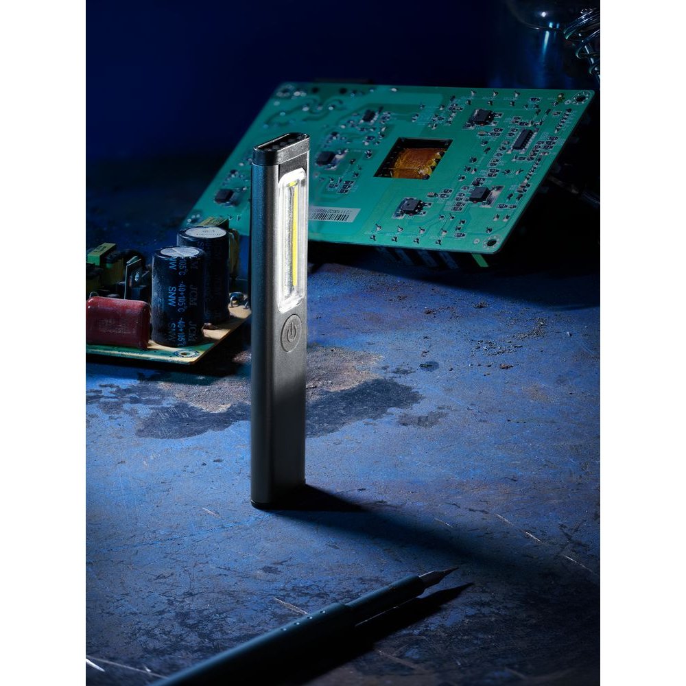 Фонарик-факел аккумуляторный Wallis, ver.2, черный арт. 17728.31 Фонарик-факел аккумуляторный Wallis, ver.2, черный арт. 17728.31