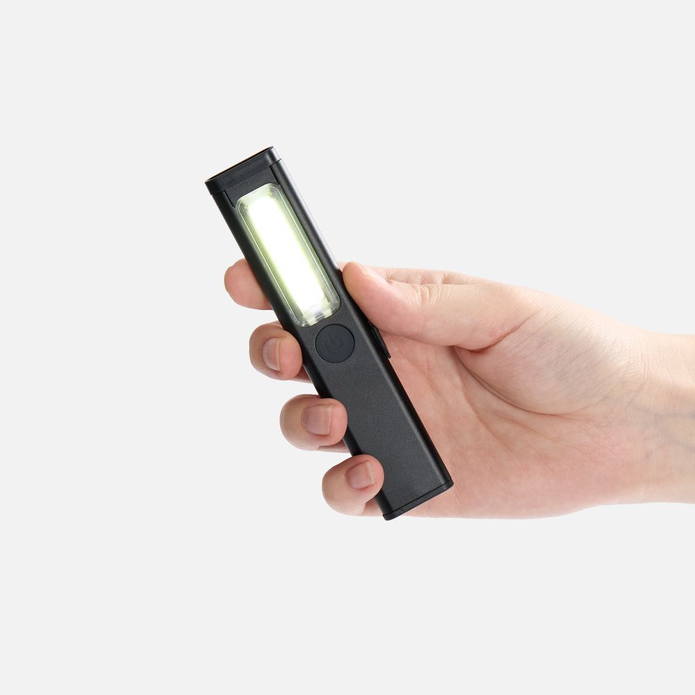 Фонарик-факел аккумуляторный Wallis, ver.2, черный арт. 17728.31 Фонарик-факел аккумуляторный Wallis, ver.2, черный арт. 17728.31