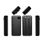 Внешний аккумулятор со встроенными кабелями «Фрэйм Про», быстрая зарядка, 20000мач арт. 590172.07