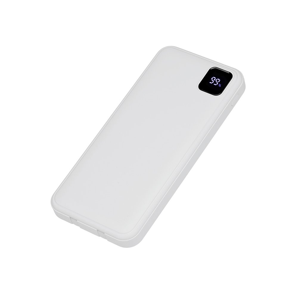 Внешний аккумулятор со встроенными кабелями «Фрэйм», 10000мач арт. 590170.06 Внешний аккумулятор со встроенными кабелями «Фрэйм», 10000мач арт. 590170.06