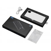 Внешний аккумулятор со встроенными кабелями «Фрэйм», 10000мач арт. 590170.06 Внешний аккумулятор со встроенными кабелями «Фрэйм», 10000мач арт. 590170.06