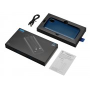 Внешний аккумулятор со встроенными кабелями «Фрэйм», 10000мач арт. 590170.72 Внешний аккумулятор со встроенными кабелями «Фрэйм», 10000мач арт. 590170.72