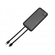 Внешний аккумулятор со встроенными кабелями «Фрэйм», 10000мач арт. 590170.07 Внешний аккумулятор со встроенными кабелями «Фрэйм», 10000мач арт. 590170.07