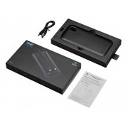 Внешний аккумулятор со встроенными кабелями «Фрэйм», 10000мач арт. 590170.07 Внешний аккумулятор со встроенными кабелями «Фрэйм», 10000мач арт. 590170.07