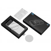 Магнитный беспроводной внешний аккумулятор со встроенными кабелями «Мэни», 10000 мАч