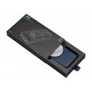 Магнитный беспроводной внешний аккумулятор со встроенными кабелями «Мэни», 10000 мАч