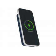 Магнитный беспроводной внешний аккумулятор со встроенными кабелями «Мэни», 10000 мАч