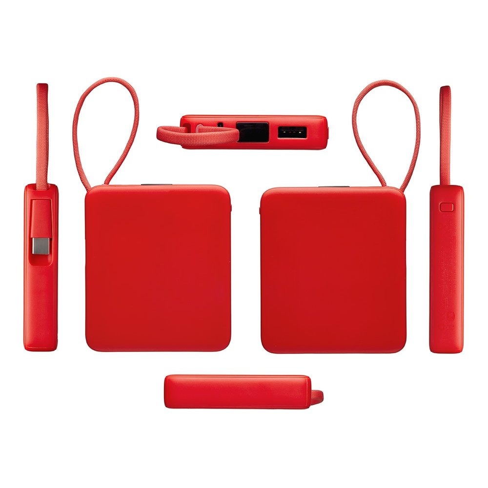 Внешний аккумулятор со встроенным кабелем USB-C «Дэнси», 5000 мАч арт. 590160.01 Внешний аккумулятор со встроенным кабелем USB-C «Дэнси», 5000 мАч арт. 590160.01