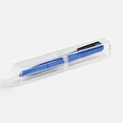 Ручка шариковая Lucenti с подсветкой логотипа, в футляре, синяя арт. 20695.40