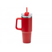 Термокружка «Крэнстон» с трубочкой и поворотной крышкой, 850 мл арт. TZ1709S160