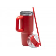 Термокружка «Крэнстон» с трубочкой и поворотной крышкой, 850 мл арт. TZ1709S160